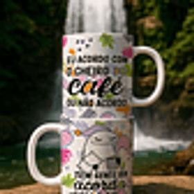 10 Artes para Caneca Flork Café Memes Arquivo em Jpg