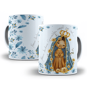 Artes Caneca Nossa senhora Aparecida Arquivo em Jpg