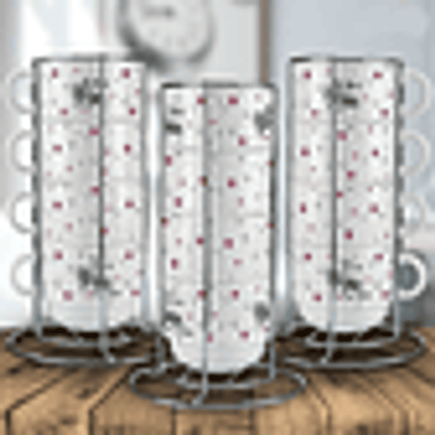 4 Artes para Xicaras Dia das Mãe Delicada Arquivo em Jpg