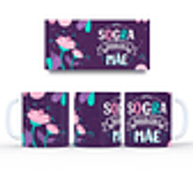 4 Artes para Caneca Dia Das Mães Arquivo em Png