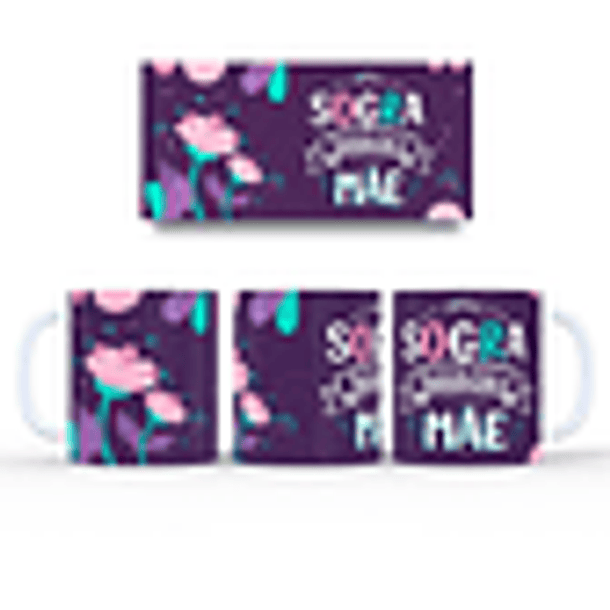 4 Artes para Caneca Dia Das Mães Arquivo em Png