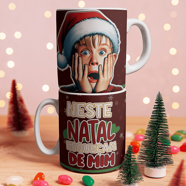 Artes Caneca Esqueceram de Mim Natal em Jpg