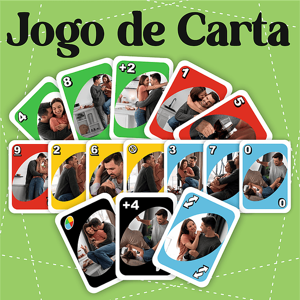 Arquivo Jogo de Carta Uno Dia dos Namorados Arquivo Editável