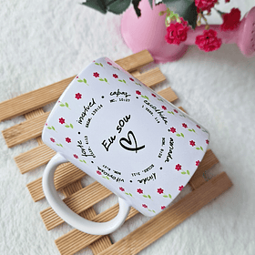 Arte para Caneca Eu sou forte e Incrivel Arquivo em Jpg