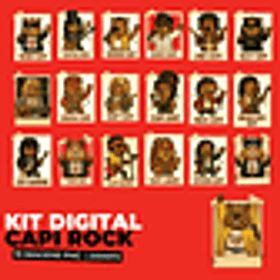 19 Artes para Camisa Capivara Rock Arquivo em Png