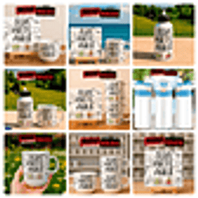 33 Mockups prontos para Caneca, xicara, azulejo e outros Arquivos em Photoshop