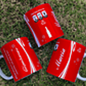 4 Artes para Caneca Coca Cola Arquivo Editável