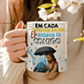 3 Artes para Caneca Stitch e Jesus Arquivo Editável