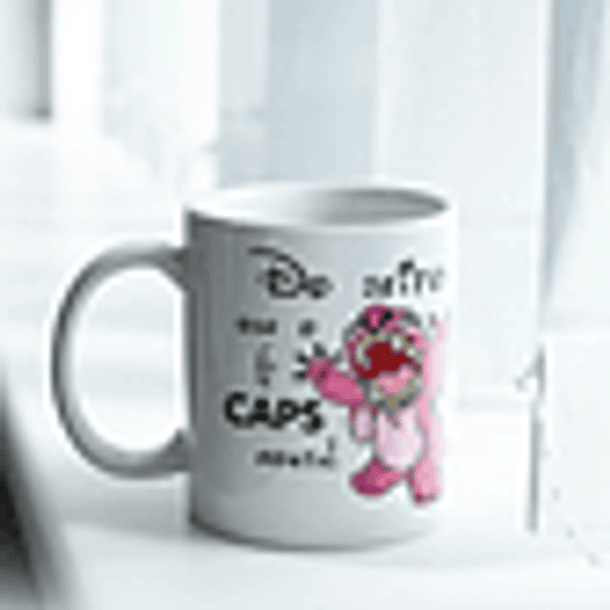 Artes Caneca Stitch e Angel do Jeito que o Caps Gosta em Png