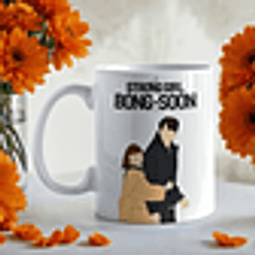 Artes Caneca Dorama Strong Girl Bong-Soon em Png