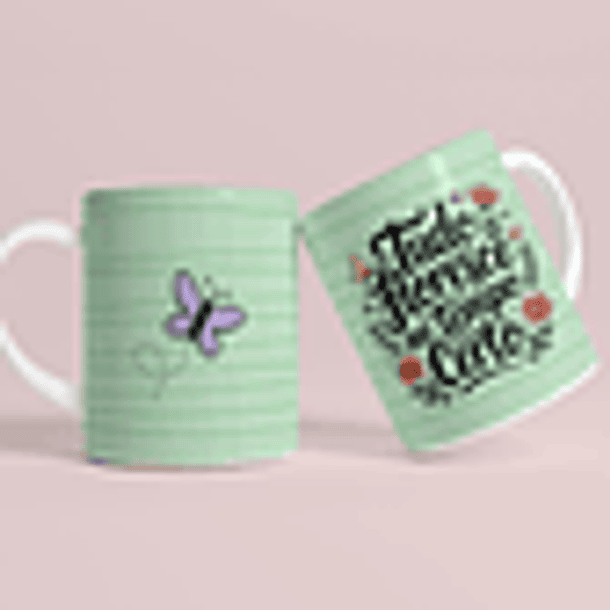 16 Artes para Caneca Borboletas Arquivo em Png