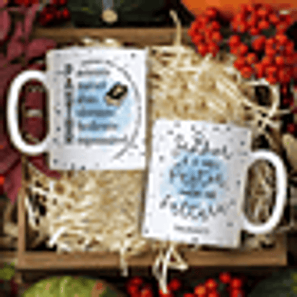 Artes Caneca Pastor e Pastora em Arquivo Editável