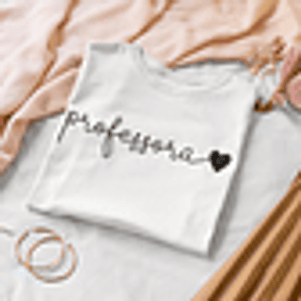 8 Artes para Camisa Profissionais de Escola Arquivo Editável