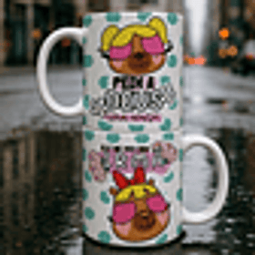 5 Artes para Caneca Capivara Amizade Arquivo Editável