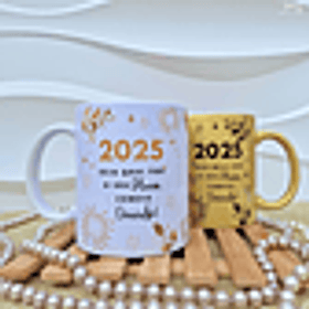 2 Artes Caneca Ano Novo 2025 Arquivo em Jpg