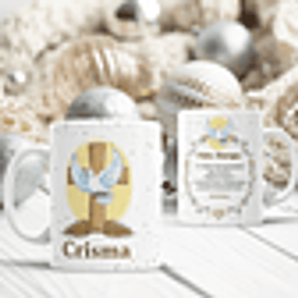 Arte Caneca Crisma Arquivo Editável