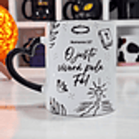 Arte para Caneca O justo viverá pela fé! Romanos 1:17 Arquivo em Jpg