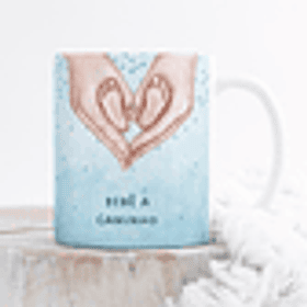 Artes Caneca Bebê a Caminho Arquivo Editável