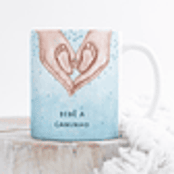 Artes Caneca Bebê a Caminho Arquivo Editável