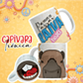 12 Artes para Caneca Capivara Debochada Arquivo em Jpg