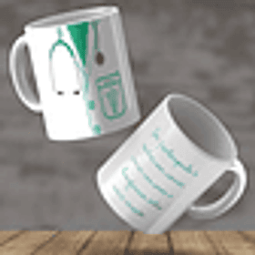 2 Artes para Caneca Fisioterapeuta Fisioterapia Arquivo Editável