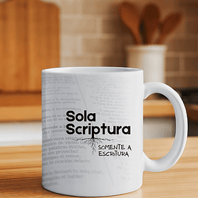 Artes Caneca Reforma Protestante Somente a Escritura Arquivo em Jpg