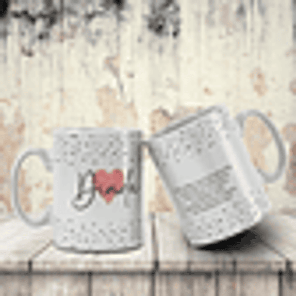 Arte para Caneca Dindos Minimalista Arquivo Editável