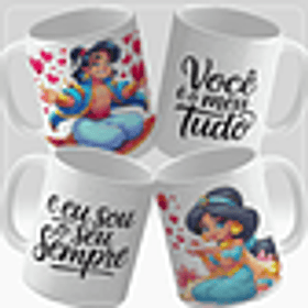16 Artes para Caneca Dia dos Namorados Par Personagens Arquivo em Jpg