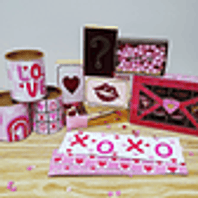 Arquivo de Corte Caixa Surpresa Dia dos Namorados Arquivo em Pdf