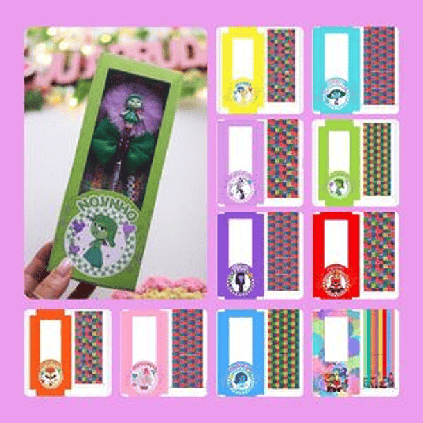 Arquivo para Caixinha de Caneta Divertidamente Arquivo em Pdf