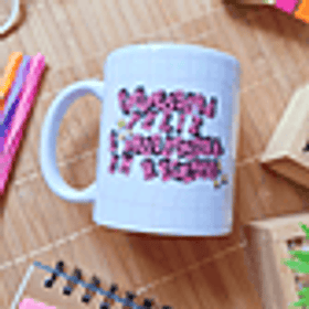 Arte Caneca Professora feliz é professora em recesso Arquivo em Png