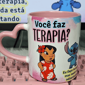 Arte Caneca Stitch Agressividade Crônica Arquivo em Png