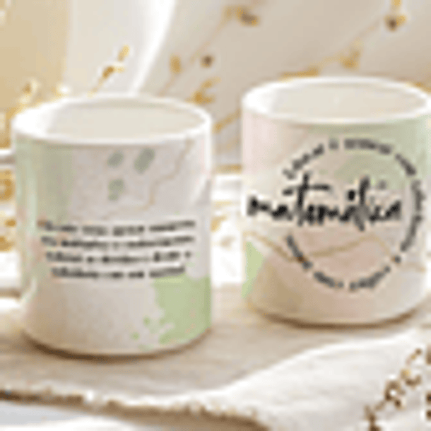 8 Artes para Caneca Professoras Matérias Arquivo Editável