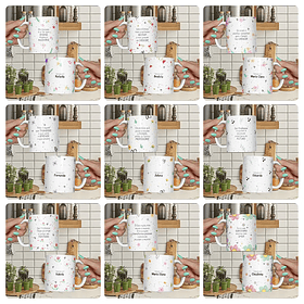 20 Artes para Canecas Minimalista Dia do Professores Arquivo Editável