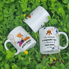 5 Artes para Caneca Catequista Arquivo Editável