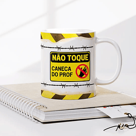 Arte Caneca Não toque, caneca da prof Arquivo em Png