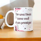 Arte Caneca Ter um Dindo como você é um privilégio Ter um Dinda como você é um privilégio Arquivo em Png 2
