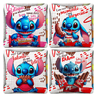 14 Artes para Almofada Páscoa Chocolate Stitch Editável 2