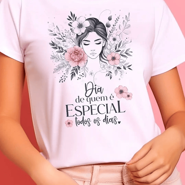 10 Artes para Caneca e Camisa Dia das Mulheres Arquivo Editável 10