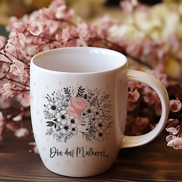 10 Artes para Caneca e Camisa Dia das Mulheres Arquivo Editável 12