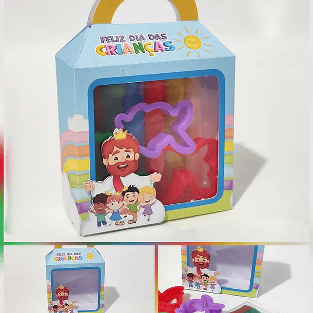 KIT PARA MASSINHA DE MODELAR DIA DAS CRIANÇAS (STUDIO E PDF)