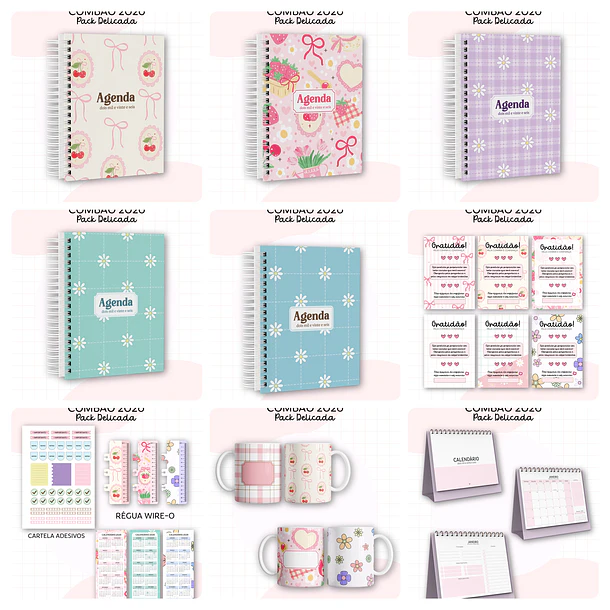 Agendas Encadernação 2026 Completo + Atualizações Inclusa 13