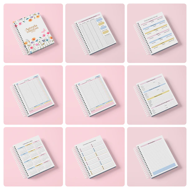 Agendas Encadernação 2026 Completo + Atualizações Inclusa 25