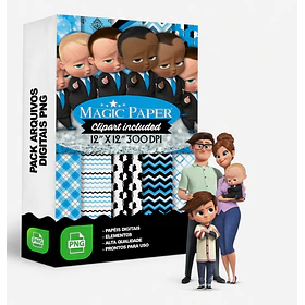 Kit Digital O Poderoso Chefinho Scrapbook Silhouette Arquivo