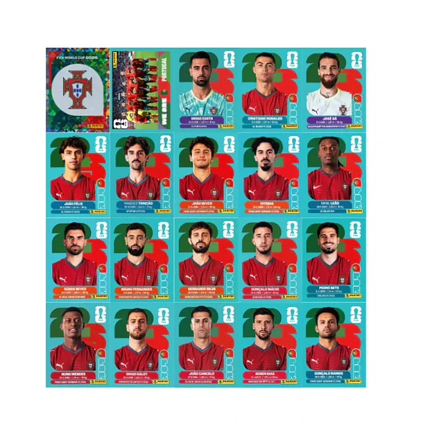 Figurinhas Copa do Mundo 2026 para Imprimir Arquivo PDF 6
