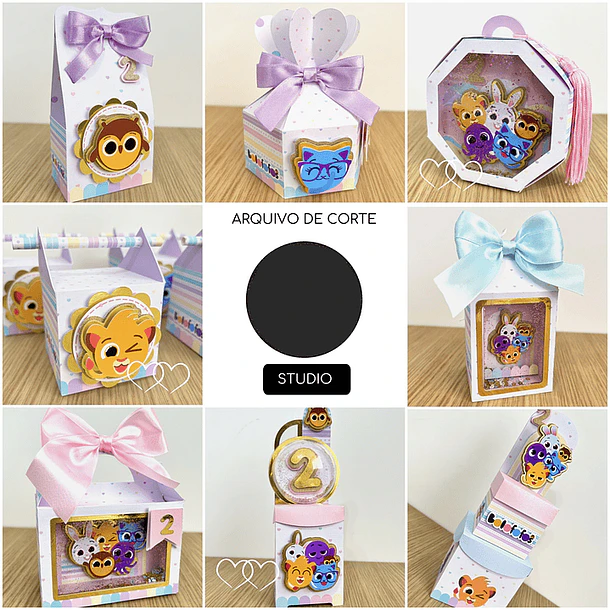 Arquivo de Corte Bolofofos Menina Candy - 0064