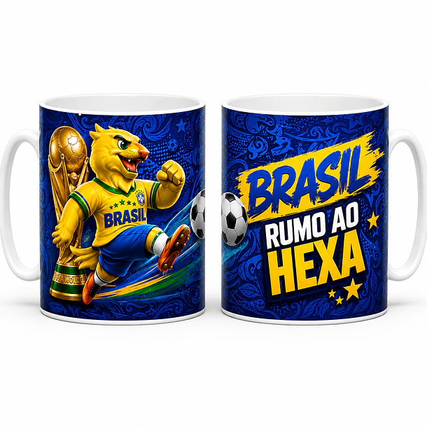 Kit Exclusivo com 24 Artes para Canecas da Copa do Mundo EM 3D 6