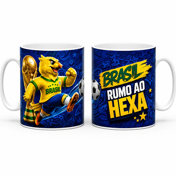 Kit Exclusivo com 24 Artes para Canecas da Copa do Mundo EM 3D 7