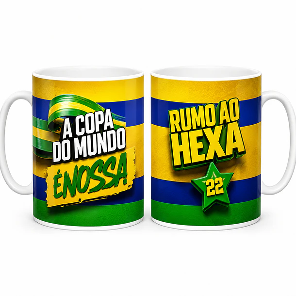 Kit Exclusivo com 24 Artes para Canecas da Copa do Mundo EM 3D 14
