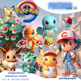Kit Digital Pokémon 3d